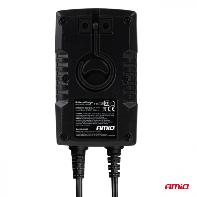 Digitale acculader AGM GEL STD LiFePo4 MAX 4A 6/12V PRO HOOK
