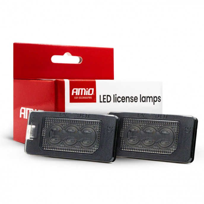 LED kentekenplaatverlichting CLP02 PK GEROOKT BMW AMIO-04539