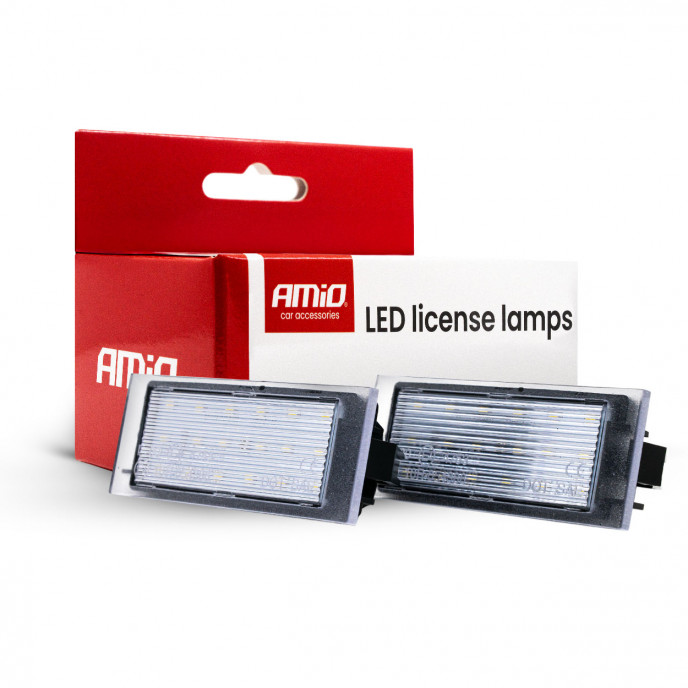 LED kentekenplaatverlichting CLP23 DACIA, MERCEDES-BENZ, NISSAN, OPEL, RENAULT AMIO-04566