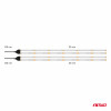 Flexibele LED COB strips, wit 2x30 cm 12 V 