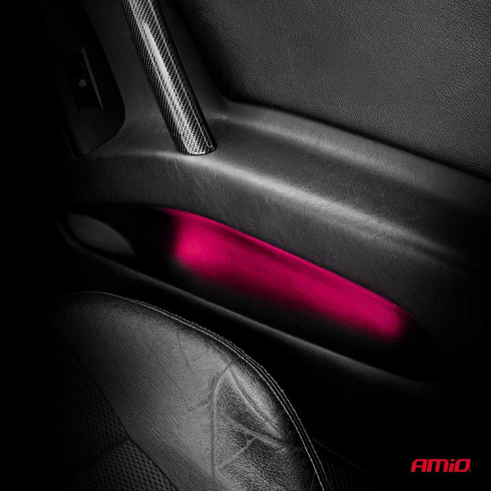 Flexibele LED COB strips, roze 2x30 cm 12 V AMIO-04570