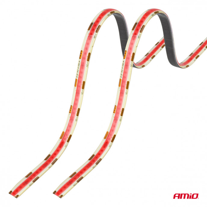 Flexibele LED COB strips, roze 2x30 cm 12 V AMIO-04570