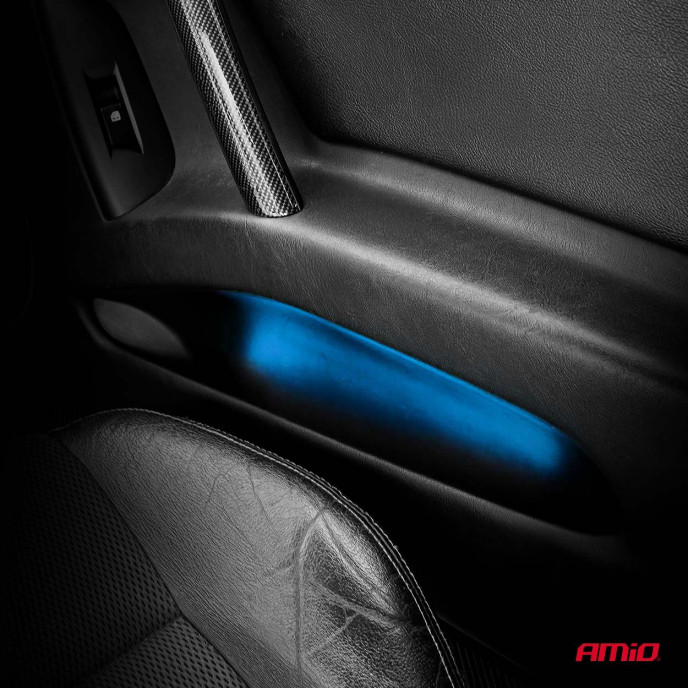 Flexibele LED COB strips, blauw 2x30 cm 12 V AMIO-04571