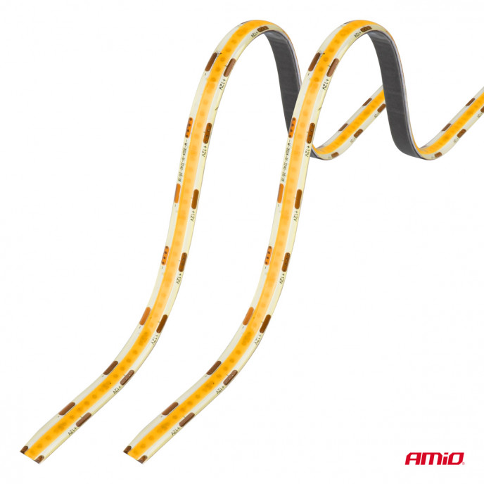Flexibele LED COB strips, amber 2x30 cm 12 V AMIO-04572