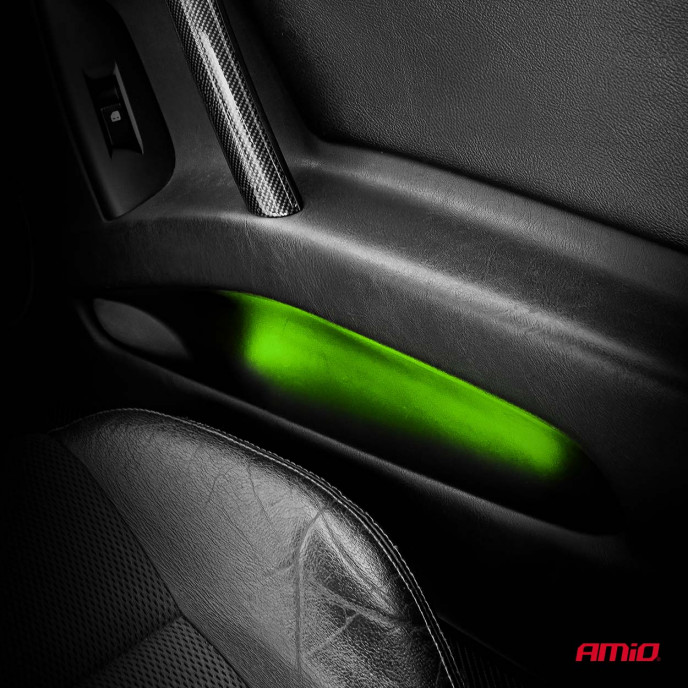 Flexibele LED COB strips, groen, 2x30 cm, 12 V, AMIO-04573