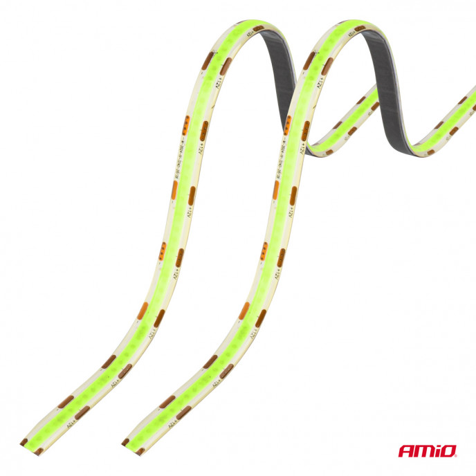 Flexibele LED COB strips, groen, 2x30 cm, 12 V, AMIO-04573