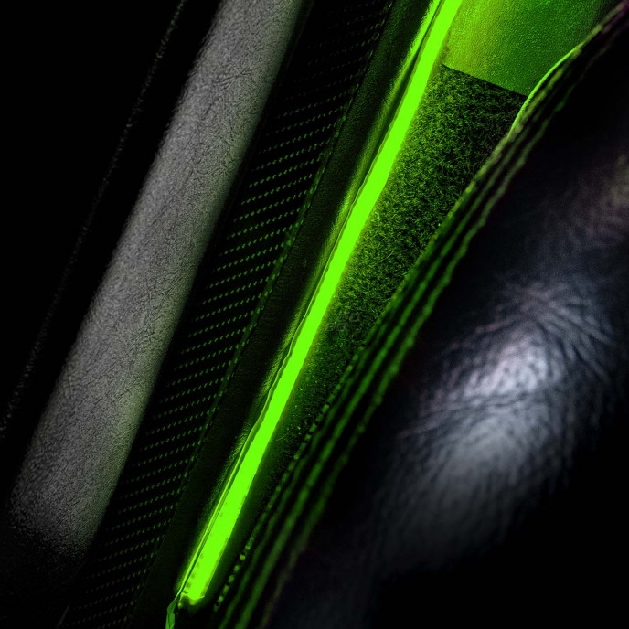 Flexibele LED COB strips, groen, 2x30 cm, 12 V, AMIO-04573