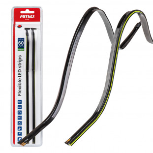 Flexibele LED zijstrips groen 2x30cm 12V AMIO-04577