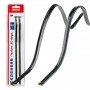 Flexibele LED zijstrips blauw 2x30cm 12V AMIO-04578