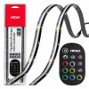 Flexibele LED strips met controller multicolour RGB 2x30cm 12V AMIO-04579