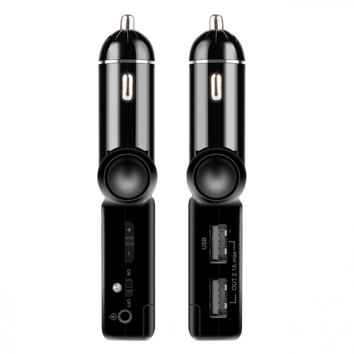 FM Transmitter 2×USB-A 12V 24V