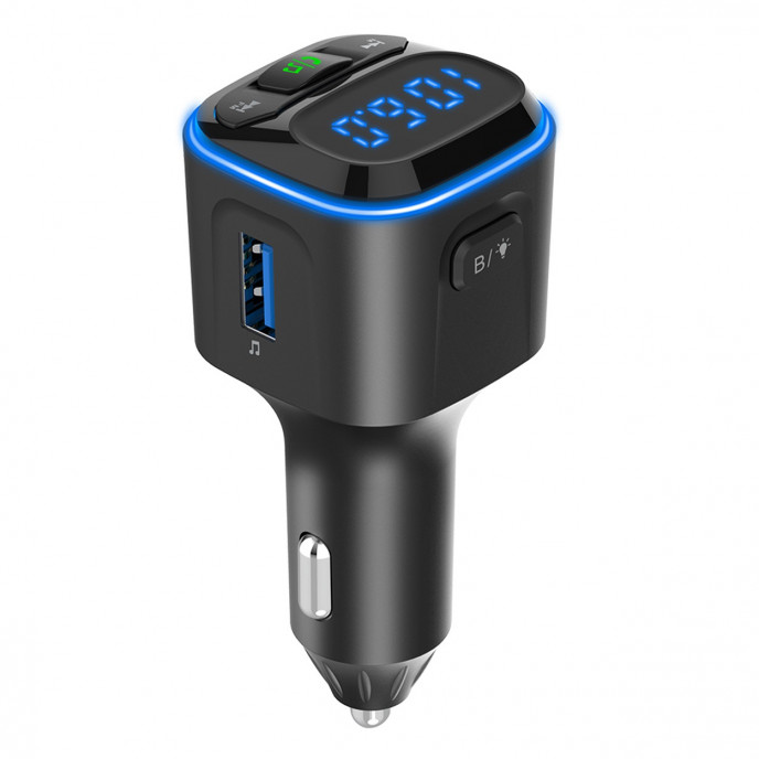 FM Transmitter 1×USB-A 2×USB-C 12V 24V