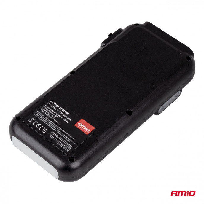 Draagbare 3-in-1 startbooster/LED-lamp/powerbank 12V 12Ah 1600A AMIO-04678