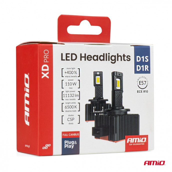 LED-koplampen XD PRO D1S D1R FULL CANBUS AMIO-04679