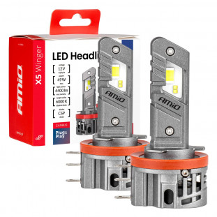 LED-koplampen X5-serie WINGER H15 49W 6000K CANBUS AMIO-04685