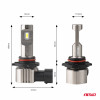 LED-koplampen serie H25 CANBUS HB3 9005 12V 31W AMIO-04714