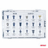 Set met 415stuks Automotive clips en bevestigingspinnen