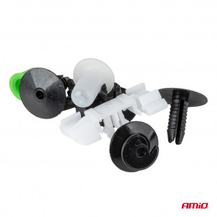 Set met 290stuks Automotive clips en bevestigingspinnen