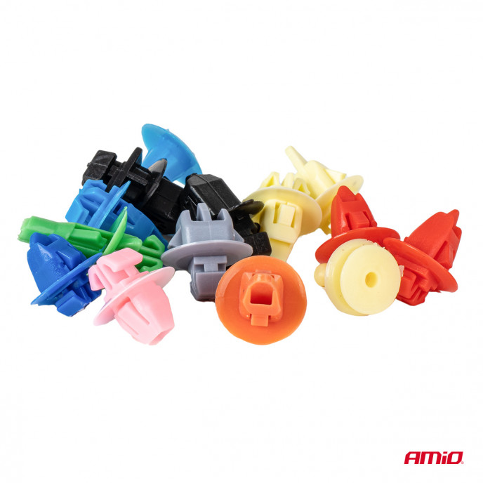 Set met 420stuks Automotive clips + gereedsschap