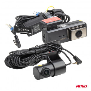 Dashcam voor en achter 2K + 1K WLAN 512 GB WIFI Full HD