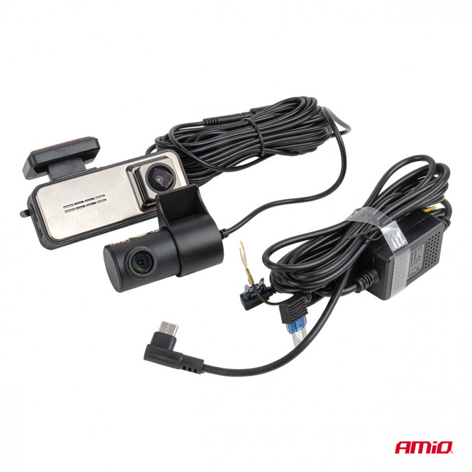 Dashcam voor en achter 4K + 2K WLAN 512 GB WIFI