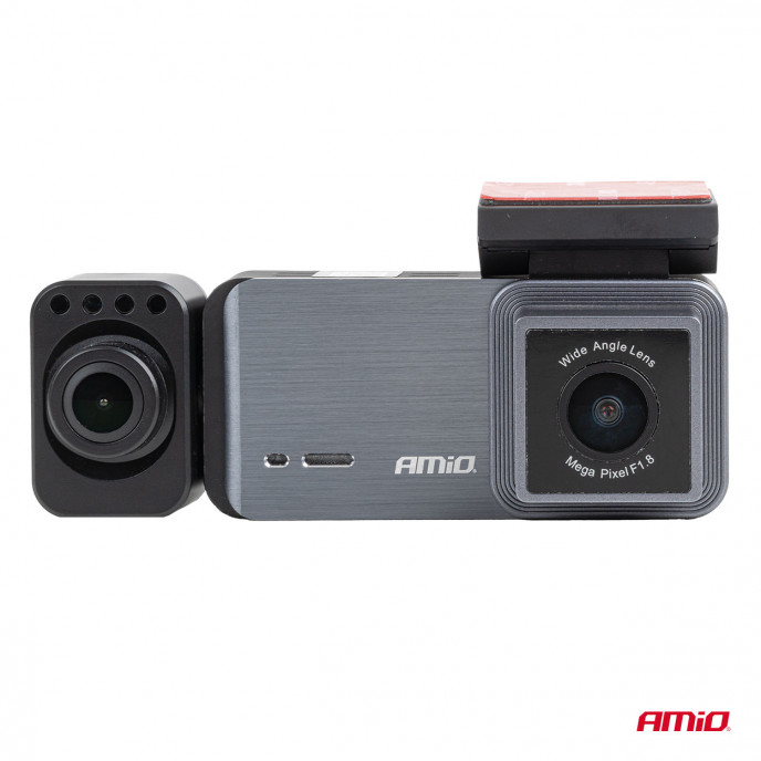 Dashcam voor en achter en binnen 4K + 1K + 2K WLAN WIFI UHD 512 GB