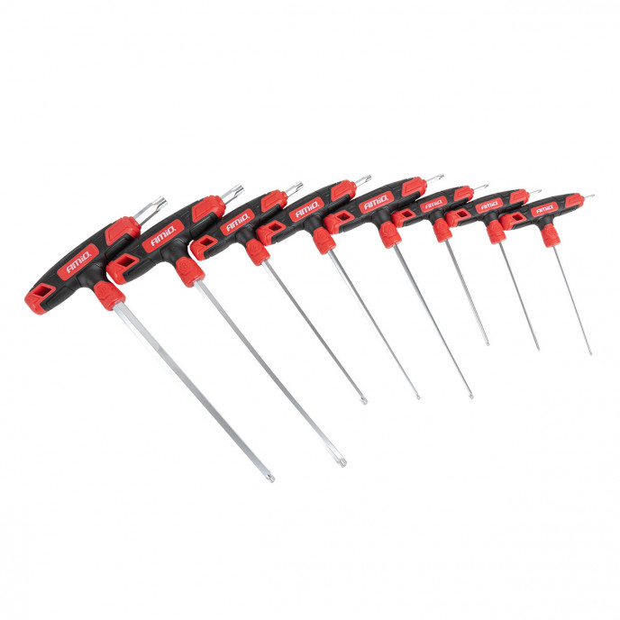 T-Handle torx key set 8 pcs AMIO-04827