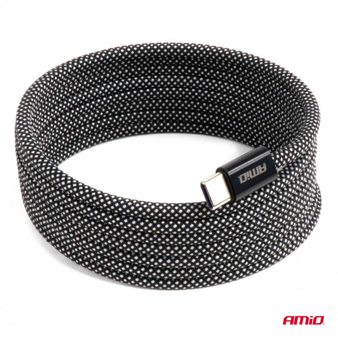 Magnetic USB cable USB-C to USB-C 60W 200cm