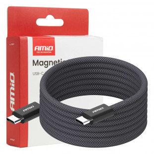 Magnetic USB cable USB-C to USB-C 60W 200cm