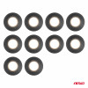 Set van 10 zwarte PVC-isolatietapes, 19 mm x 20 m x 0,13 mm AMIO-04844