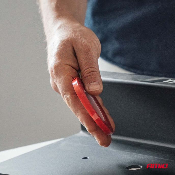 Dubbelzijdig acryl tape 6 mm x 3 mtr x 1 mm