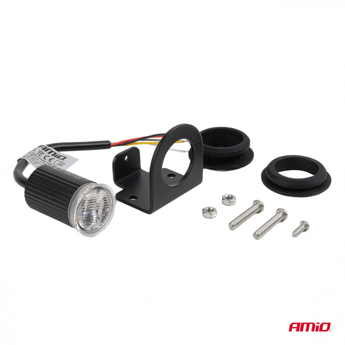 Waarschuwingslamp LED R65, 12 & 24V 12W