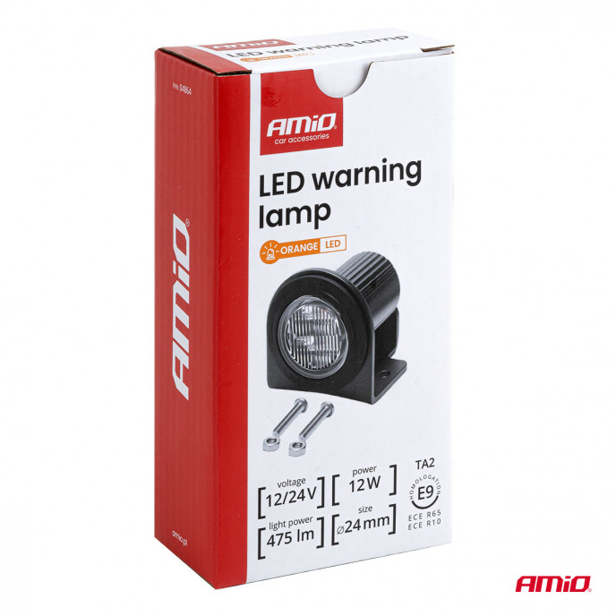 Waarschuwingslamp LED R65, 12 & 24V 12W