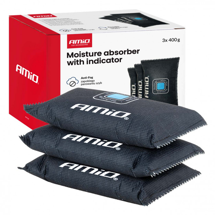 Ontvochtiger met indicator 400gr  (3x)  