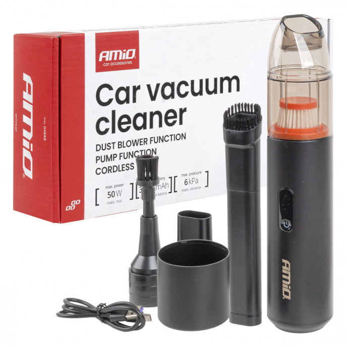 Autostofzuiger & blazer 6 kPa 50W 150ml, draadloos