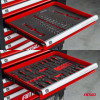 Gereedschapskast met 258-delige gereedschapset 840x460x870mm AMIO-04892