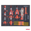 Gereedschapskast met 258-delige gereedschapset 840x460x870mm AMIO-04892