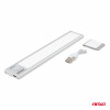 Oplaadbare LED lamp met PIR bewegingssensor en schemersensor (23x4.1x0.9cm)