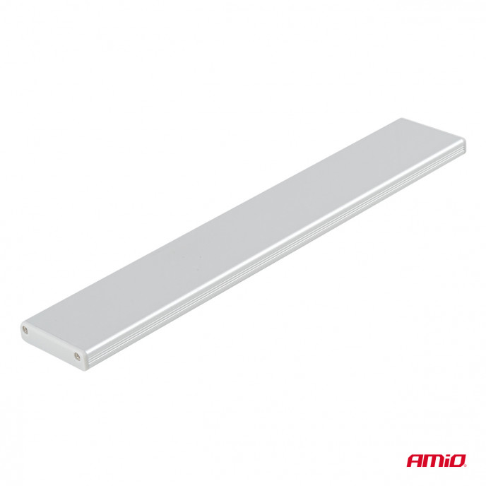 Oplaadbare LED lamp met PIR bewegingssensor en schemersensor (23x4.1x0.9cm)