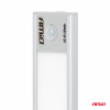 Oplaadbare LED lamp met PIR bewegingssensor en schemersensor (23x4.1x0.9cm)