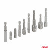 Booradapter set 9 stuks 1/4