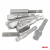 Booradapter set 9 stuks 1/4
