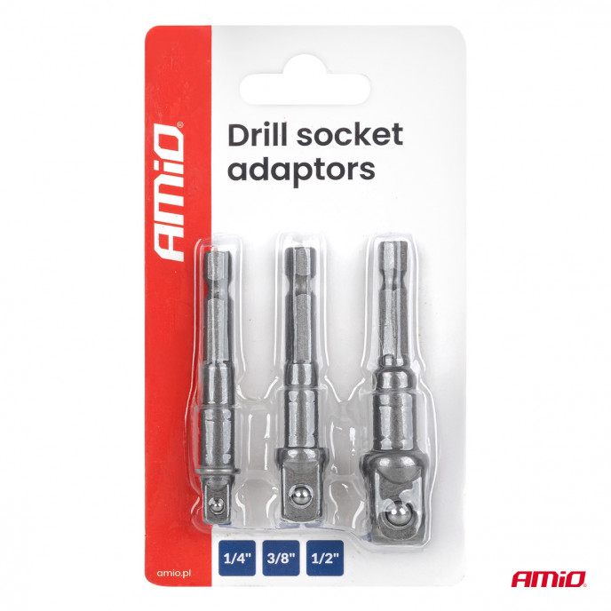 Universele set adapters 3-delig 1/4