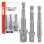 Universele set adapters 3-delig 1/4