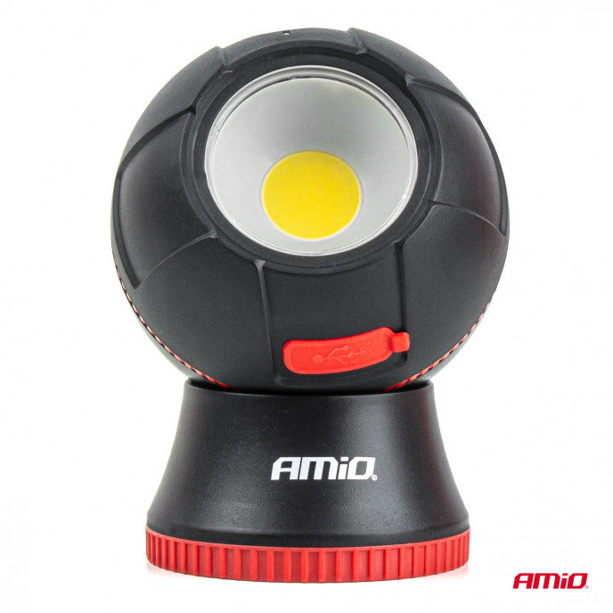 LED-inspectielamp met afneembare bol, 4 W COB 2200 mAh 