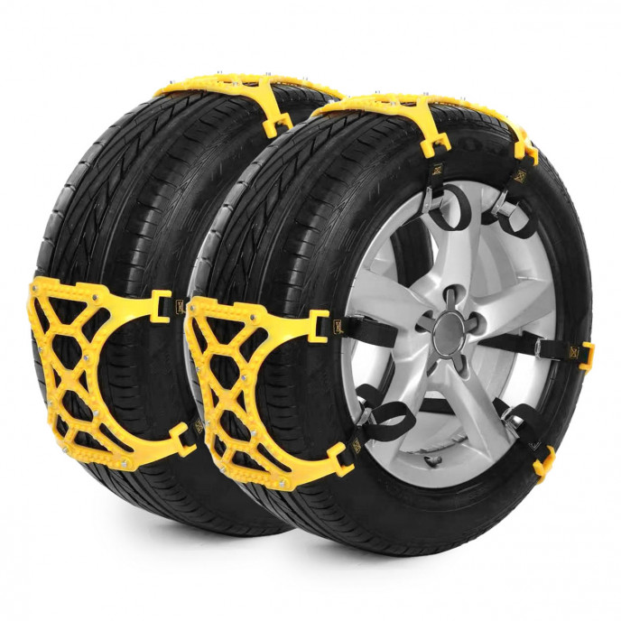 Universele antislip sneeuwkettingen set van 6 stuks