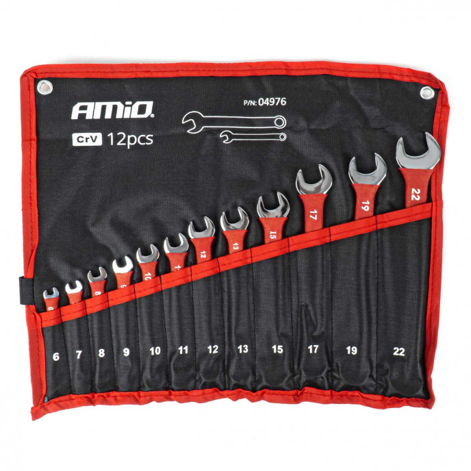 Steek & ring sleutel set CRV 6-22mm 12 stuks