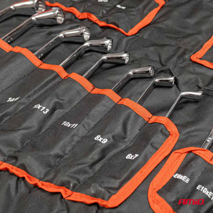 Steek & ring sleutel set CRV 47 delig
