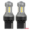 LED-lampen STANDARD 7440 W21W 3030 15SMD Wit 12/24V AMIO-04996