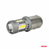 LED-lampen STANDARD BA15S P21W 3030 15SMD Wit 12/24V AMIO-05000